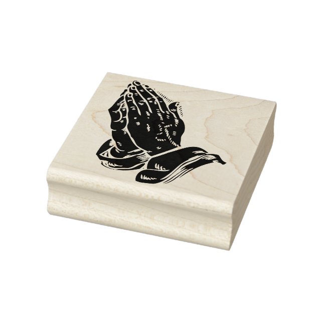 Praying Hands Rubber Stamp (Stamp)