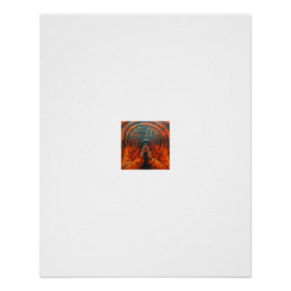 Praying Hands Third Eye Radiant Rings Poster