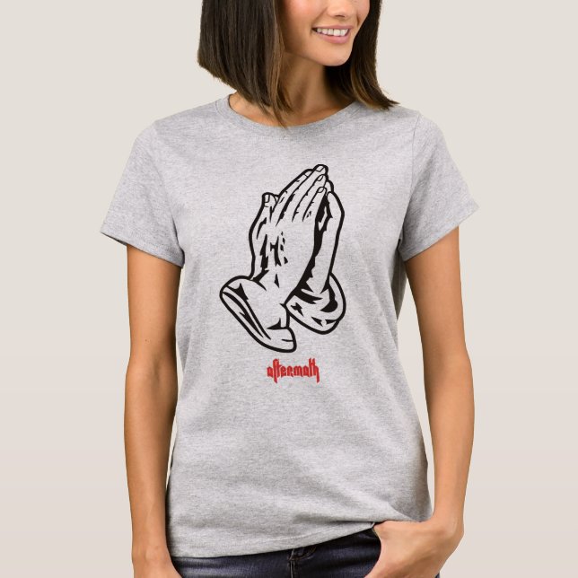 Praying Hands Women's T-Shirt (Front)