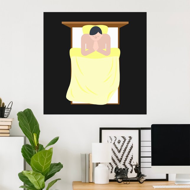 Praying In Bed Poster (Creator Uploaded)