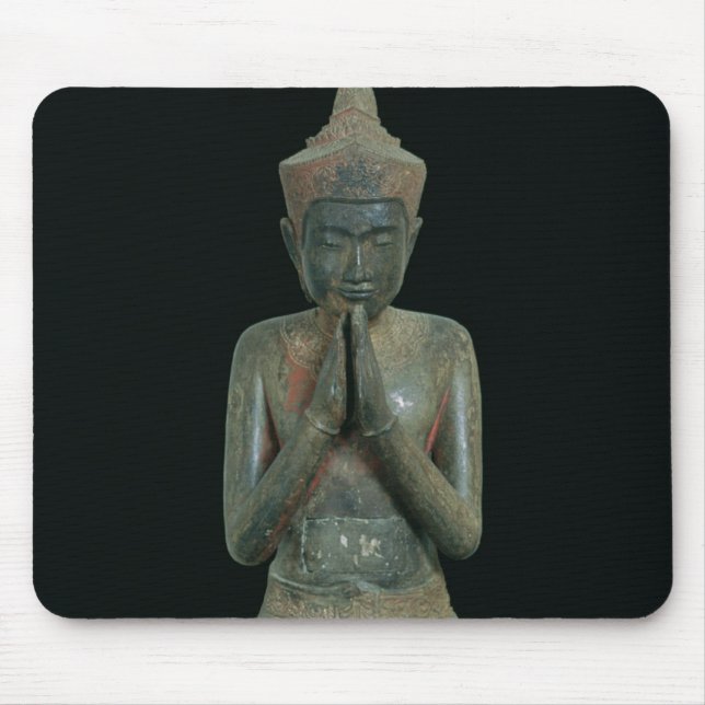 Praying kneeling figure mouse pad (Front)