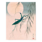 Praying Mantis and the Moon, Watanabe Seitei