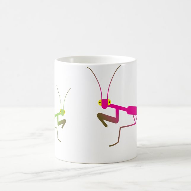 Praying mantis coffee mug (Center)