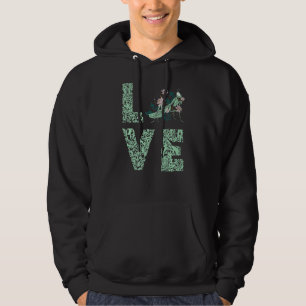 Praying Mantis Green Leopard Love Insect Bug Hoodie