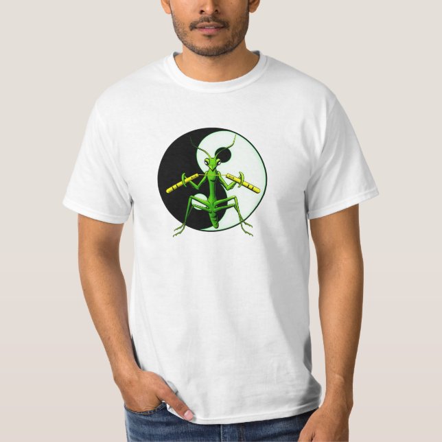 Praying Mantis Nunchaku T-Shirt (Front)