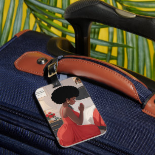 Praying Mother Acrylic Luggage Tag