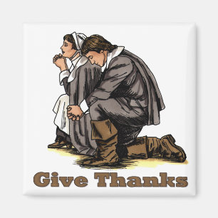 Praying Pilgrims Magnet