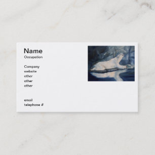 Praying Polar Bear Business Card