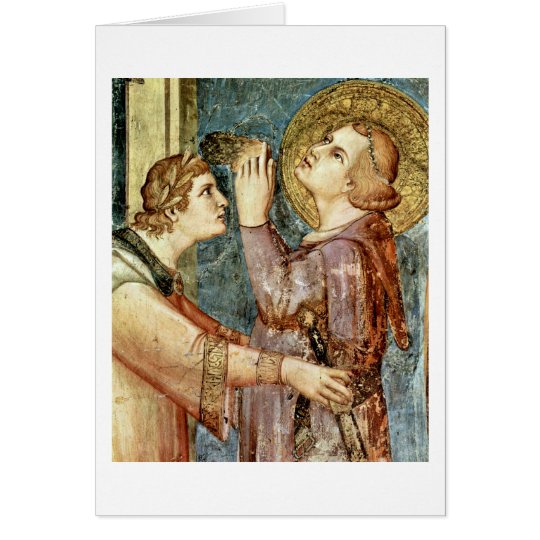 Praying St. Martin By Simone Martini Card