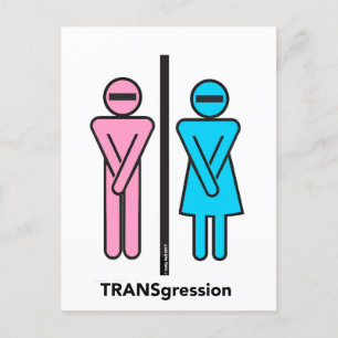 Pre-addressed Donald Trump TRANSgression Postcard