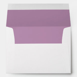 Pre Addressed Lavender Lined Envelope