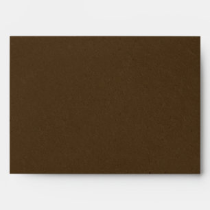 Pre-Addressed Vintage Brown w/Golden Yellow Inside Envelopes