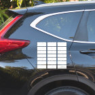 Pre-addressed Wedding Guest Mailing Label Stickers