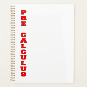 Pre Calculus Planner