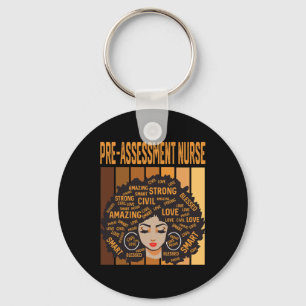 Pre-essment Nurse Powerful Black History Month Pri Key Ring
