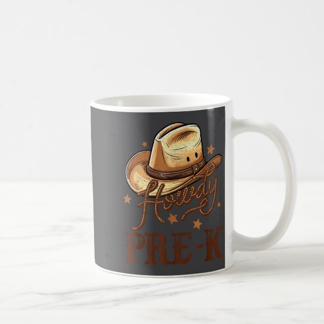 Pre K Country Howdy K Pre Western Rodeo Teacher Jo Coffee Mug (Right)