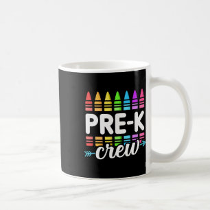 Pre-k Crew Teacher Team Squad Hello Byck School Gr Coffee Mug