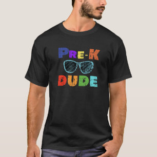Pre K Dude Sunglasses School T-Shirt