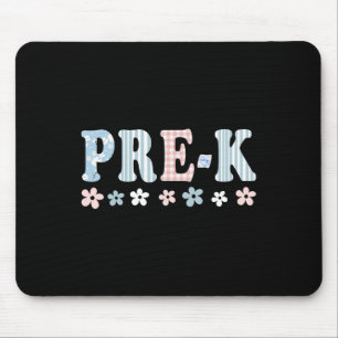 Pre-k First Day Of School Preschool Teacher Studen Mouse Pad