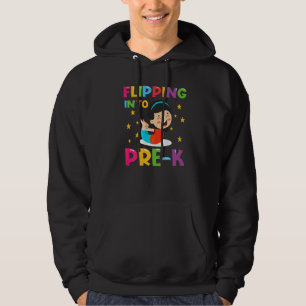 Pre K Girls Gymnastics First Day Of School Gymnast Hoodie