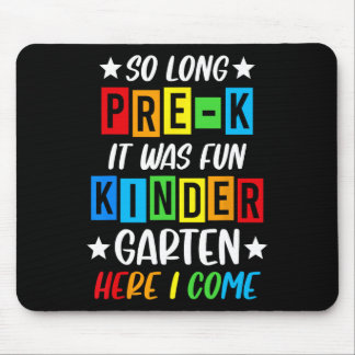 Pre-k Grad 2025 Preschool Graduation 2025 So Long  Mouse Pad