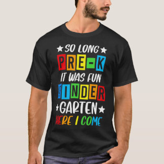 Pre-k Grad 2025 Preschool Graduation 2025 So Long  T-Shirt