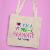 Pre-K Graduate Cute Pink Owl Custom Graduation
