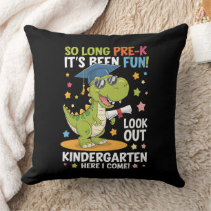 Pre K Graduate Kindergarten Dinosaur T Rex Cushion
