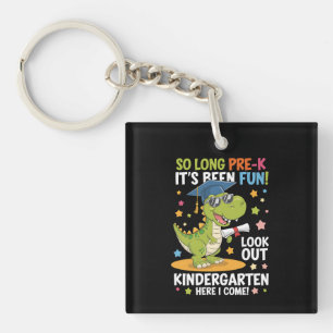 Pre K Graduate Kindergarten Dinosaur T Rex Key Ring