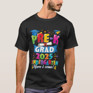Pre-k Graduation 2025 Preschool Graduate Kids Boys T-Shirt