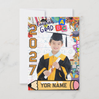 Pre-K Graduation Commencement Invitation