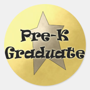 Pre-K Graduation Gifts Classic Round Sticker