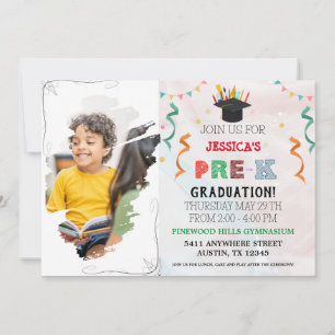 Pre k Graduation invitation