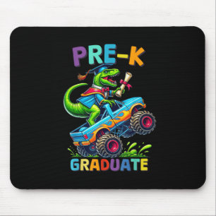 Pre-k Graduation Monster Truck Dinosaur Boys Kids  Mouse Pad