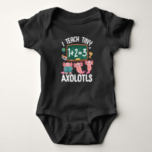 Pre- K Kindergarten I Teach Tiny Axolotls Kawaii Baby Bodysuit