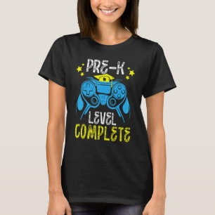 Pre K Level Complete Pre K Kids Graduation Control T-Shirt