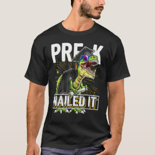 Pre K Nailed It Rex Dinosaur Graduation Cap Gown