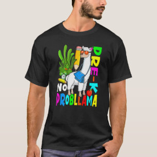 Pre K No Prob Llama Back To School First Day  2 T-Shirt