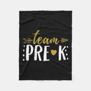 Pre-k Preschool Teacher Student Arrow Fleece Blanket