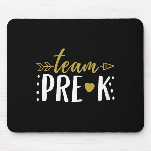 Pre-k Preschool Teacher Student Arrow  Mouse Pad (Front)