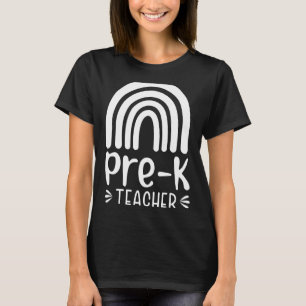 Pre K Rainbow Early Childhood Education Kids Pre T-Shirt