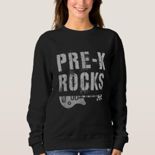 Pre K Rocks Student Teacher Rockstar Team Ready To Sweatshirt