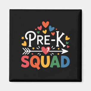 Pre-K Squad First Day Of School Magnet