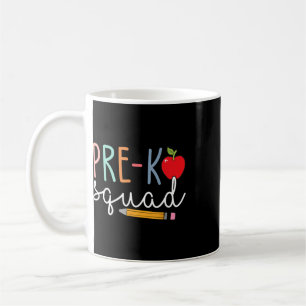 Pre-k Squad Pre-k Ck To School Coffee Mug