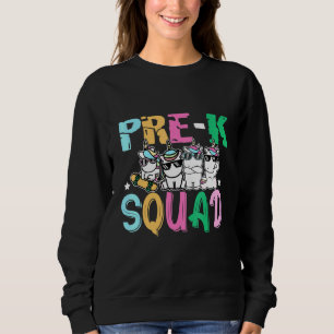Pre-K Squad Unicorn Pre-K Teacher Student Sweatshirt