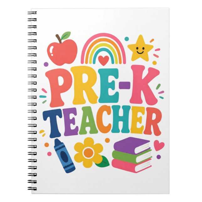 Pre-K Teacher Appreciation Notebook (Front)