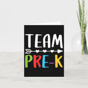 Pre-k Teacher Back To School Card