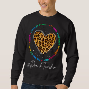 Pre K Teacher School Admin Appreciation Week Back  Sweatshirt