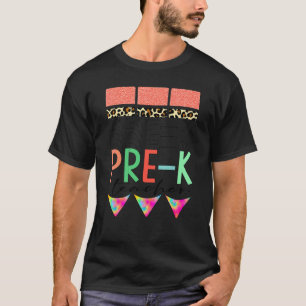 Pre K Team Preschool Back To School Teacher Kids T-Shirt