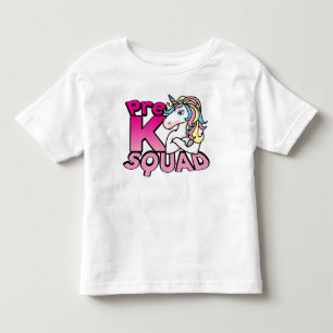 Pre-K Unicorn Squad 1st Day of School Kids Shirt